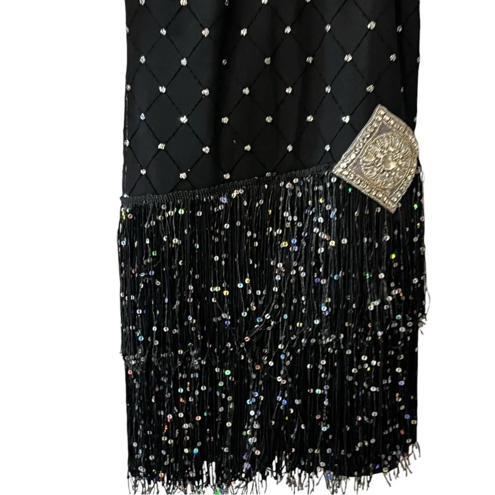 Revolution Dance Girl’s Flapper Dress STYLE #RC17029 COLOR: Black Large Child